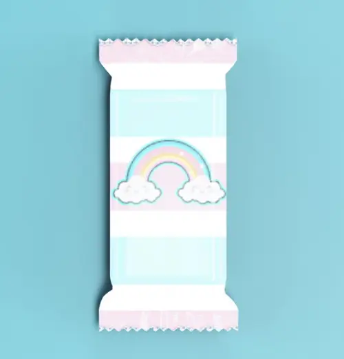 Bala Personalizada Arco-íris