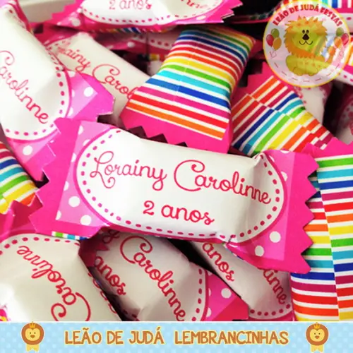 Bala Personalizada Candy Colors