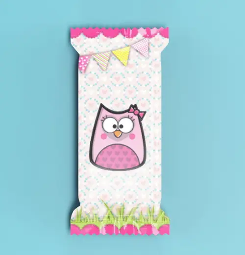 Bala Personalizada Corujinha Bubu