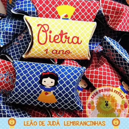 Bala Personalizada Na Caixinha Branca De Neve