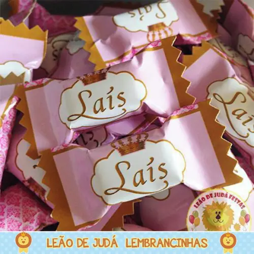 Bala Personalizada Reinado Rosa