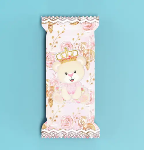 Bala Personalizada Ursinha Princesa