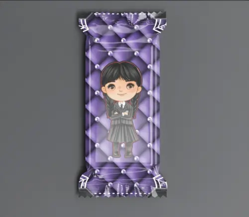 Bala Personalizada Wandinha