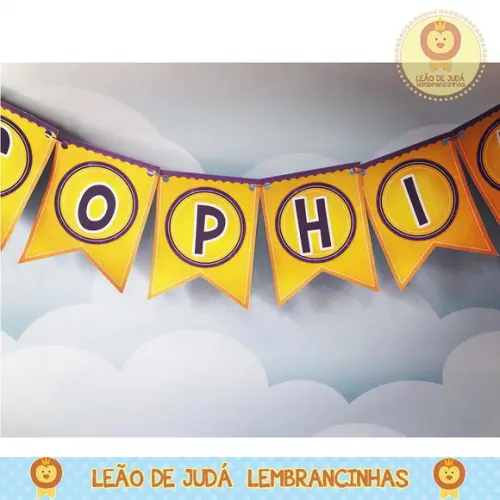 Bandeirola Personalizada Divertidamente