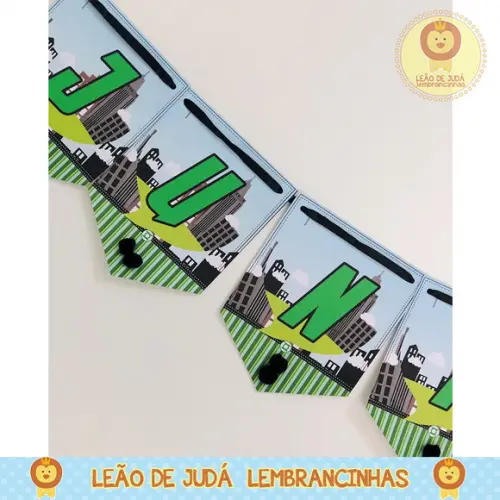 Bandeirola Personalizada lanterna verde