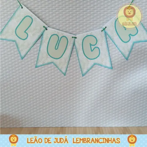 Bandeirola Personalizada panda menino