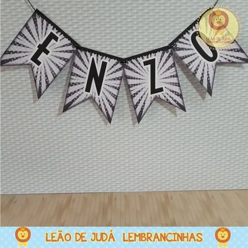 Bandeirola Personalizada pantera negra