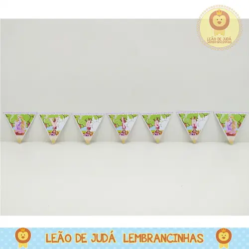 Bandeirola Personalizada rapunzel