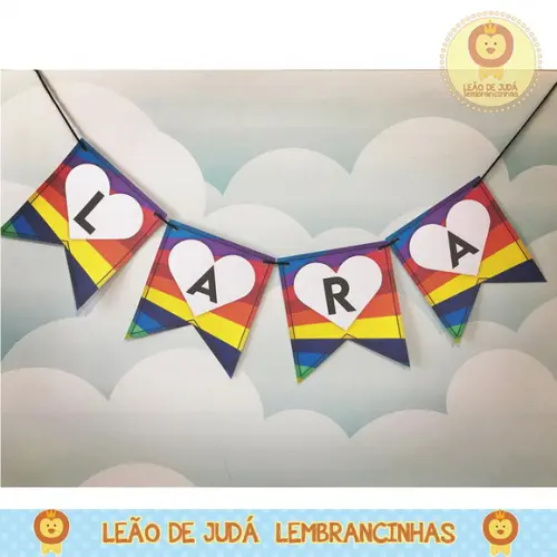 Bandeirola Personalizada Tema new united