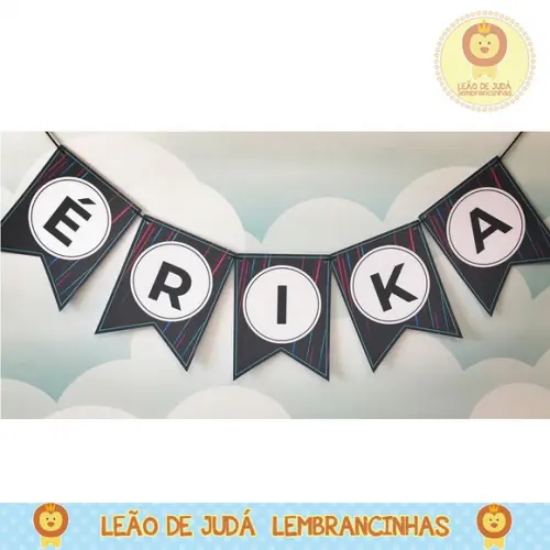 Bandeirola Personalizada tema tik tok