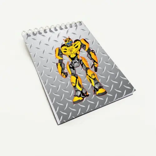Bloquinho Lembrancinha para Festa Tema Transformers