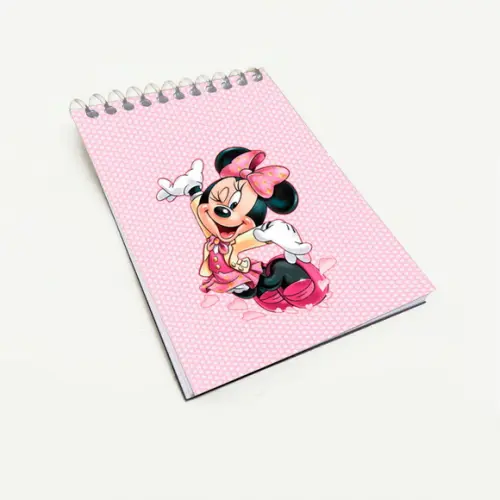 Bloquinho para Festa Tema Minnie Confeiteira
