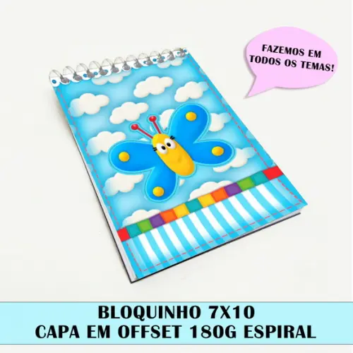 Bloquinho para Festa Tema Pocoyo
