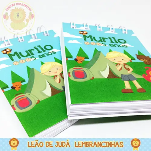 Bloquinho Tema Acampamento