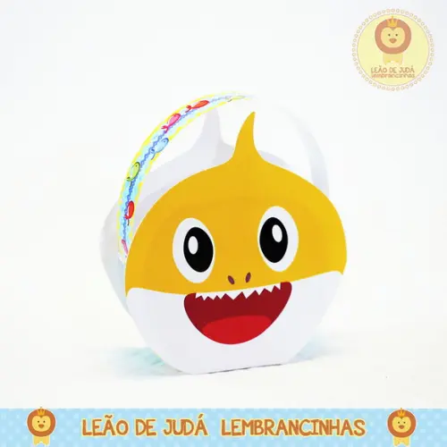 Bolsinha Tema Baby Shark