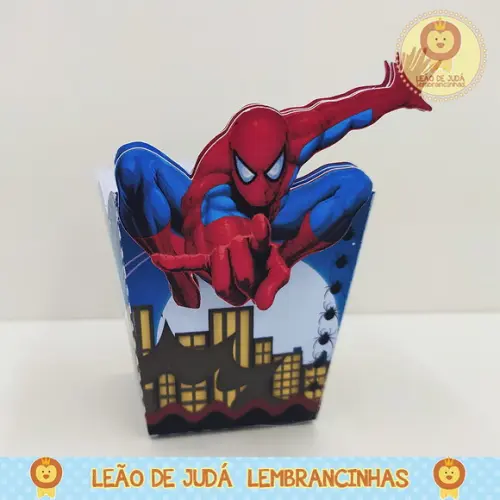 cachepo para festa tema homem aranha