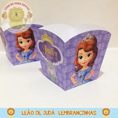 Cachepô tema Princesinha Sofia