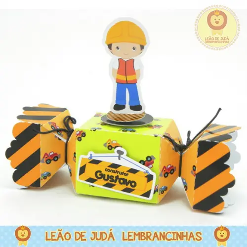 Caixa Bala com Aplique 3d Construtor