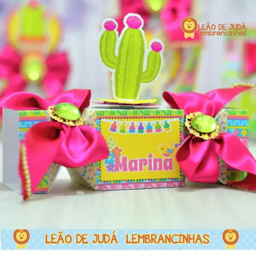 Caixa bala com aplique LHAMA