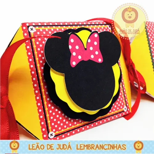 Caixa Bala Triangular Minnie