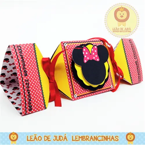 Caixa Bala Triangular Minnie