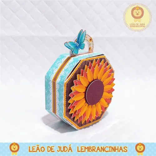 Caixa Barém tema Girassol