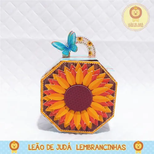 Caixa Barém tema Girassol