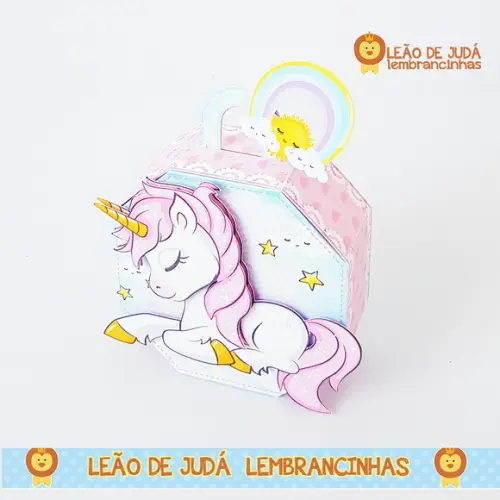 Caixa Barém tema UNICÓRNIO