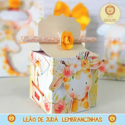 Caixa Belga tema Girafinha