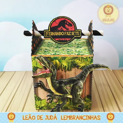 Caixa Belga tema jurassic park