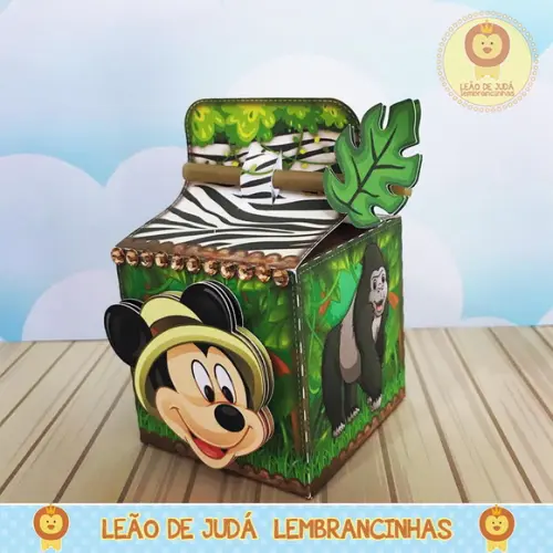Caixa Belga tema Mickey Safári