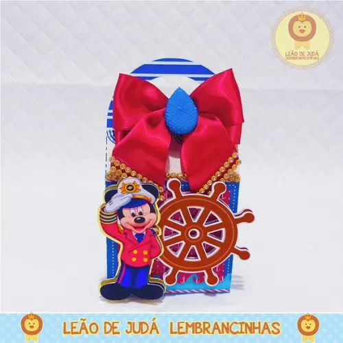 Caixa Com alça Mickey Marinheiro