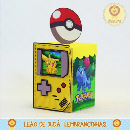 Caixa Com Tampa Pokemon