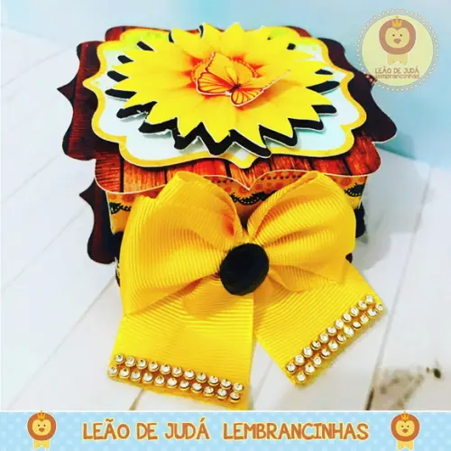 Caixa Elegance Tema Girassol