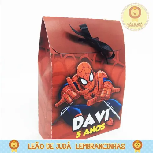 Caixa Docinho Homem Aranha