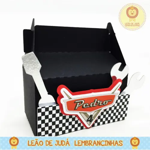 Caixa Ferramenta Tema Carros