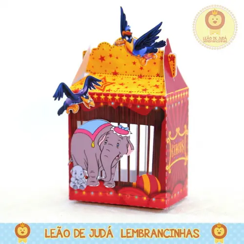Caixa Gaiola tema Dumbo