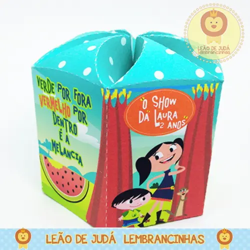 Caixa Hexagonal tema Show da Luna