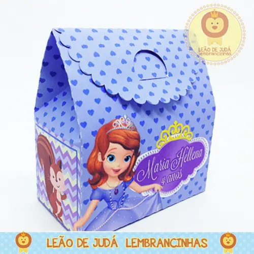 Caixa Jardim tema Princesinha Sofia