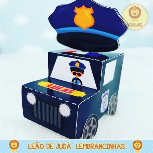 Caixa Jeep tema Policial