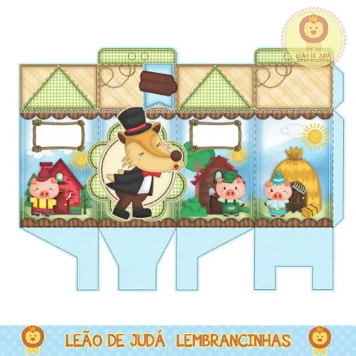 Caixa milk 3 porquinhos