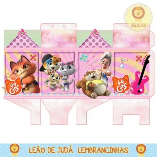 Caixa milk 44 gatos