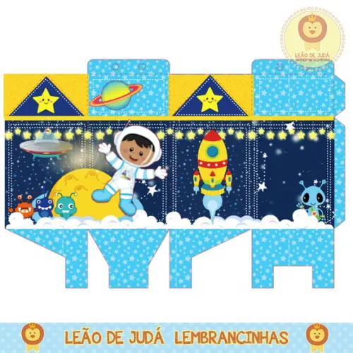 Caixa milk astronauta