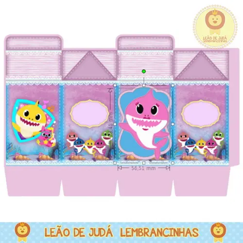 Caixa milk baby shark