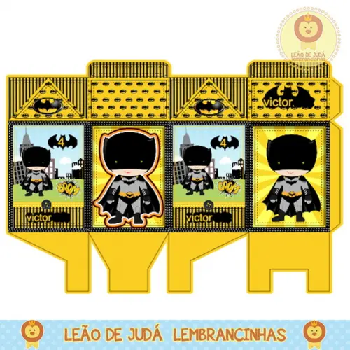 Caixa milk batman cute