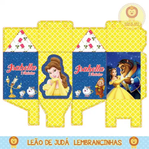 Caixa milk bela e a fera