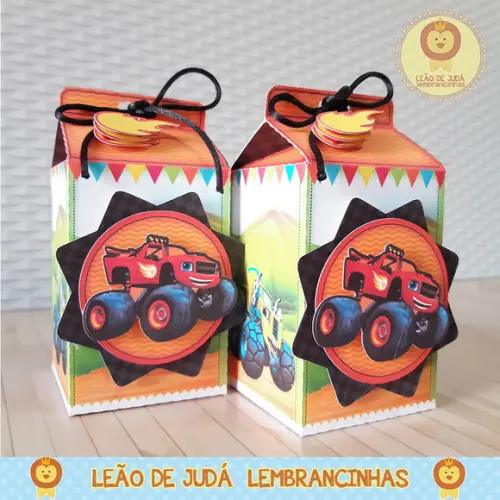 Caixa milk Blaze and the Monster Machines