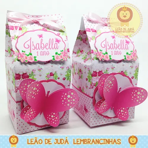 Caixa milk Borboleta