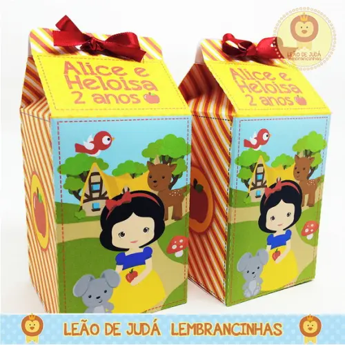 Caixa Milk Branca de neve