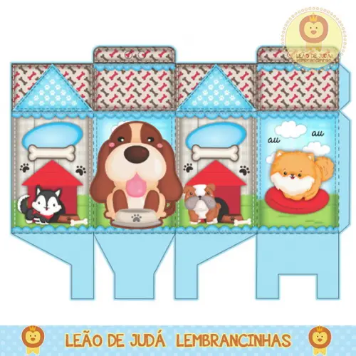 Caixa milk cachorrinho
